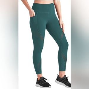 Member's Mark Women's Mesh Detail Hi Rise Compression Ankle Legging w/ Pockets